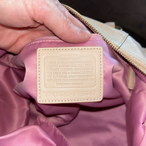 Coach Ashley cream satchel - Picture 8 of 8